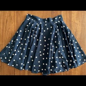 Polka dot skater skirt